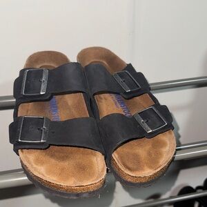 Birkenstock Black and Brown Sandals